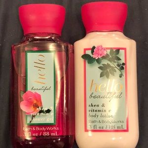 Brand new Travel size body wash and hand cream